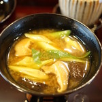 わらび野 - きのこの赤出汁（2016/5）