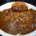 CoCo壱番屋 - 今回はメンチカツにしましたよ。チーズもトッピングしました。