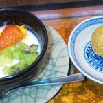 オーパスワン - 杏仁豆腐とゴマ団子