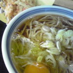 ねぎどん - 天玉そば提供時