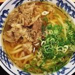 但馬牛肉うどん（900円→500円）