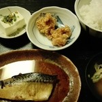 串坊 - サバの煮付け定食@600円