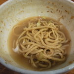 破顔 - 汁なしでも最後にスープ割(*^^)v