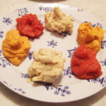 TAPiR - ひよこ豆フムス、フツー人参ピュレ、金時人参ピュレ