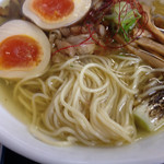 魔界ラーメン 月光 - 細麺