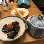 向井酒の店 - 梅昆布茶漬け