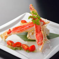タラバガニの鉄板焼き