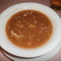 中国料理 満楼日園 - 蟹肉入りフカヒレスープ
