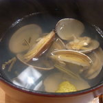寿司よし - あさりの味噌汁
