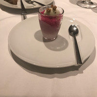 アルカナ 東京 - お口直しの梅シャーベットは苦手でした