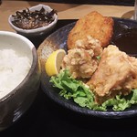 Hokkaido Sakaba - 1708_Hokkaido Sakaba –Jakarta ‐北海道酒場 ジャカルタ-_ZANGI-CROQUETE SET＠78,000Rp(鶏ザンギ、コロッケ定食) 