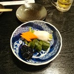しんばし ゆうき家 - お新香盛り合せ
