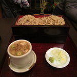 きざみ鴨せいろです