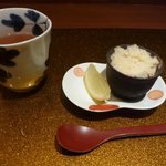 野菜割烹 あき吉 - リンゴシャーベット