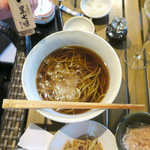 恵比寿 箸庵 - 温かいかけ蕎麦