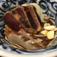 土佐料理 司 高知本店 - 鰹のたたきと鯛のたたき