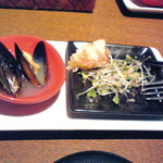 フードカフェ レガーメ - 料理写真:付き出し（ムール貝etc.）