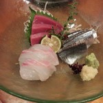 月の音 - お刺身・（秋刀魚・真鯛・マグロ赤身）
