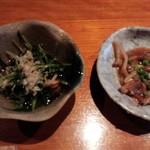 月の音 - お通し2種