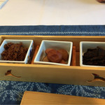 Hotel Kajima no Mori - 鰹、梅干し、昆布