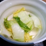 にっぽん漁港食堂 - 白菜の浅漬け