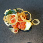 キュイジーヌ[s] ミッシェル・トロワグロ - アミューズ　茄子 トマト