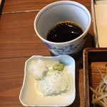 手打ち蕎麦と鴨料理 慈玄 - 辛汁と薬味