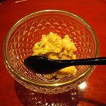 大喜久 - 鱧の卵の湯葉和え。