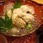 大喜久 - 鱧の焼霜とおとし。