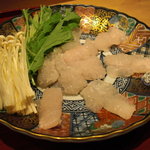 大喜久 - 鱧しゃぶの具材。