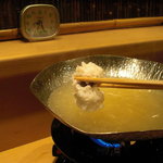 大喜久 - 目の前に置かれた時計で20秒…しゃぶしゃぶします。