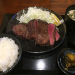 キセキ食堂 - ♪牛タンすてーき定食  ¥1700