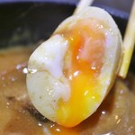 麺屋 あびすけ - 半熟味付け玉子