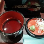 お好みダイニング 八寸八卓 - [料理] 蕎麦つゆ & 薬味