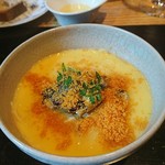 やまぐち - 冷たいパスタにカラスミパウダーを降りかけて