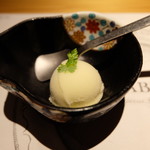 別邸 山風木 - 口直しのシャーベット