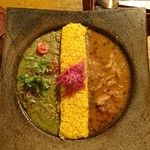 ２種盛りカレー