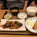 Yayoi Ken - 茄子味噌＋焼き魚