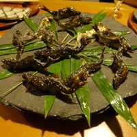 比良山荘 - 鮎の塩焼き