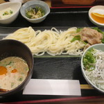 割烹 松浦 - 冷し稲庭　胡麻つけ麺と釜揚げシラス丼