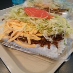 キングタコス 金武本店 - タコライスチーズ野菜600円税込。