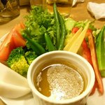 やきとんひなた - バーニャカウダ