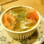 やきとんひなた - マッシュルームぐつぐつオイル煮