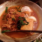 九段ごち屋 - 豚肉と豆腐のピリ辛味噌煮込み