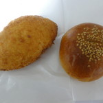 満寿屋商店 - カレーパン＋あんぱん