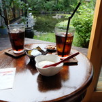 別邸 山風木 - 朝食後のデザートと水出しコーヒー