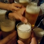 OUI - 乾杯(^_^)／□☆□＼(^_^)