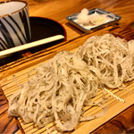 越廼 - 大葉のザル蕎麦(冷)