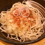 越廼 - 大根おろしと鰹節の冷蕎麦