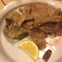 中洲鷹勝 本店 - 平目の骨のから揚げ